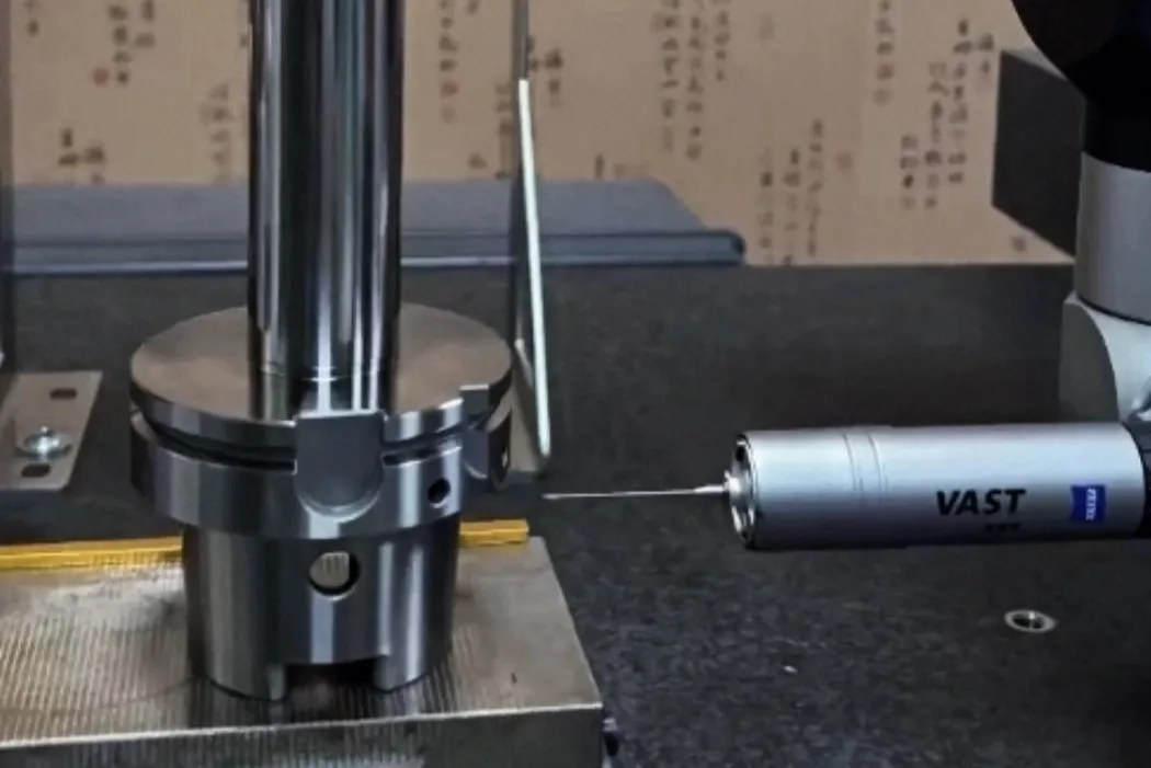 CMM measures the taper angle